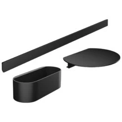 Hansgrohe WallStoris Bathtub Bundle - Matt Black