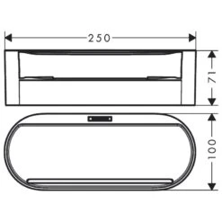 Hansgrohe WallStoris Deep Storage Basket - Matt Black 7 Hansgrohe WallStoris Deep Storage Basket - Matt Black -Home Bathroom hansgrohe wallstoris deep storage basket matt black 27912670 2