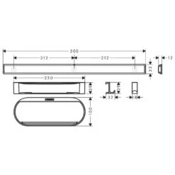 Hansgrohe WallStoris Shower Bundle - Matt White -Home Bathroom hansgrohe wallstoris shower bundle matt white 27967700 2