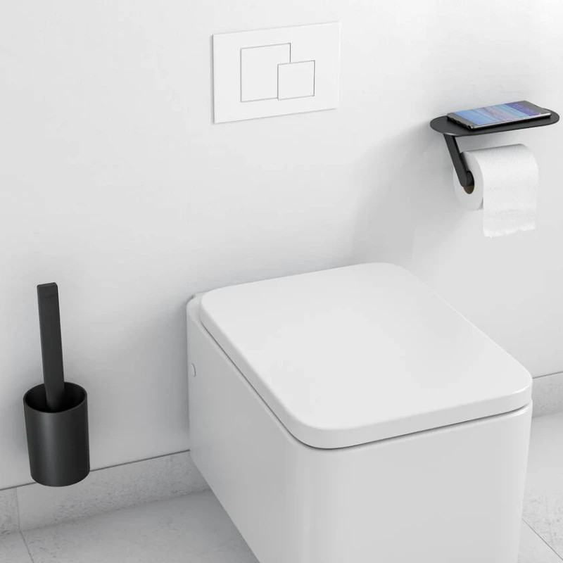 Hansgrohe WallStoris Toilet Bundle - Matt Black 4 Hansgrohe WallStoris Toilet Bundle - Matt Black - Image 2