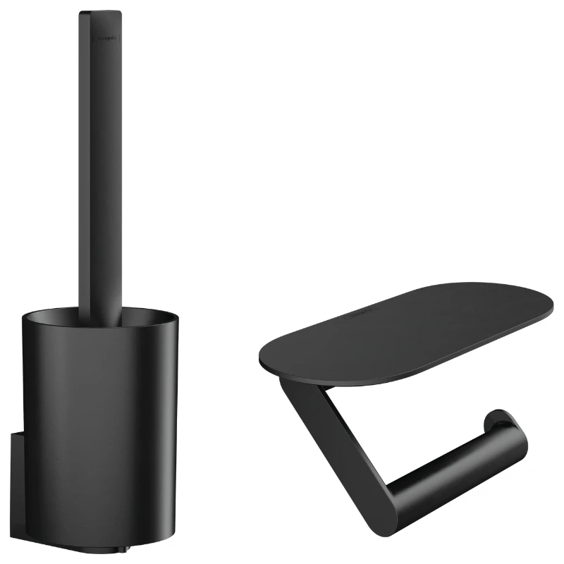 Hansgrohe WallStoris Toilet Bundle - Matt Black 3 Hansgrohe WallStoris Toilet Bundle - Matt Black