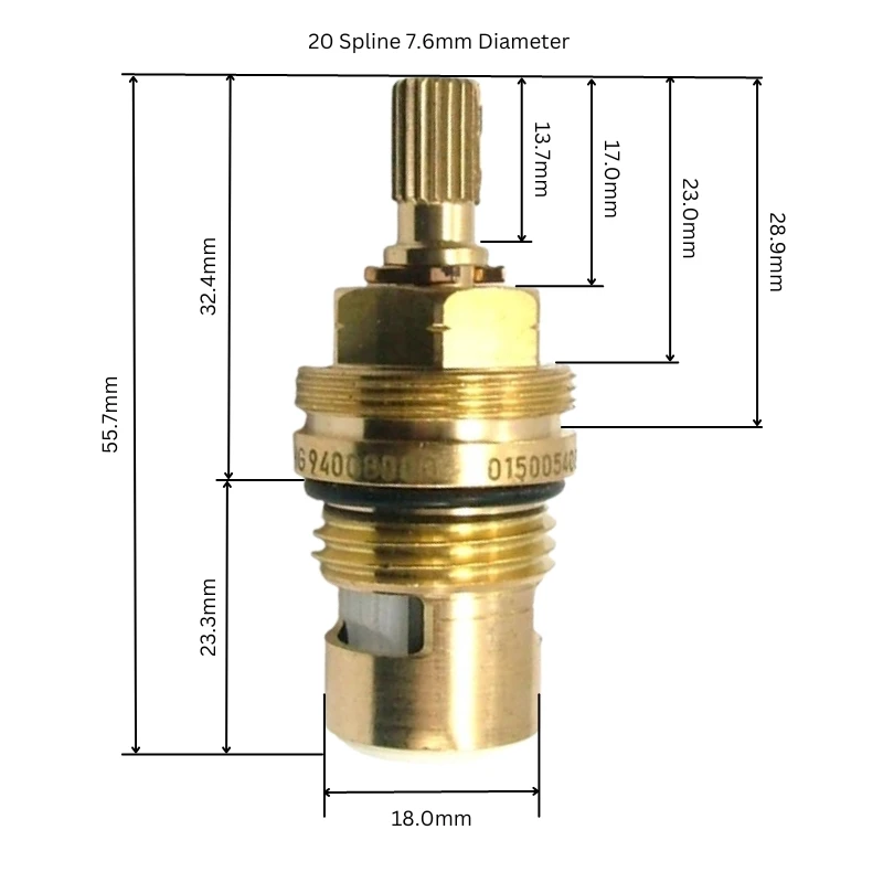 Hansgrohe Shut-off Unit (left Closing Cold) 5 Hansgrohe Shut-off Unit (left Closing Cold) - Image 3