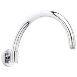Hudson Reed Curved Wall Mounted Shower Arm - Chrome