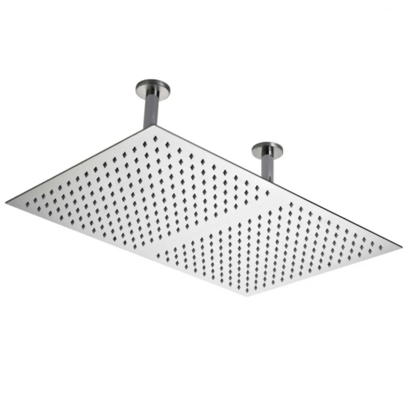Hudson Reed Rectangular Dual Ceiling Mounted Shower Head - Chrome 3 Hudson Reed Rectangular Dual Ceiling Mounted Shower Head - Chrome