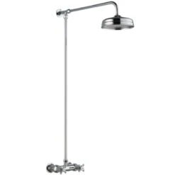 Hudson Reed Traditional Thermostatic Bar Mixer Shower - Chrome