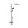 Inta Enzo Deluxe Safe Touch Dual Thermostatic Bar Mixer Shower - Chrome -Home Bathroom inta enzo deluxe safe touch dual thermostatic bar mixer shower chrome en10036cp