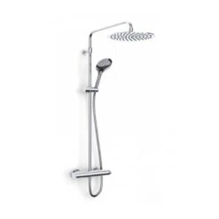 Inta Enzo Deluxe Safe Touch Dual Thermostatic Bar Mixer Shower - Chrome