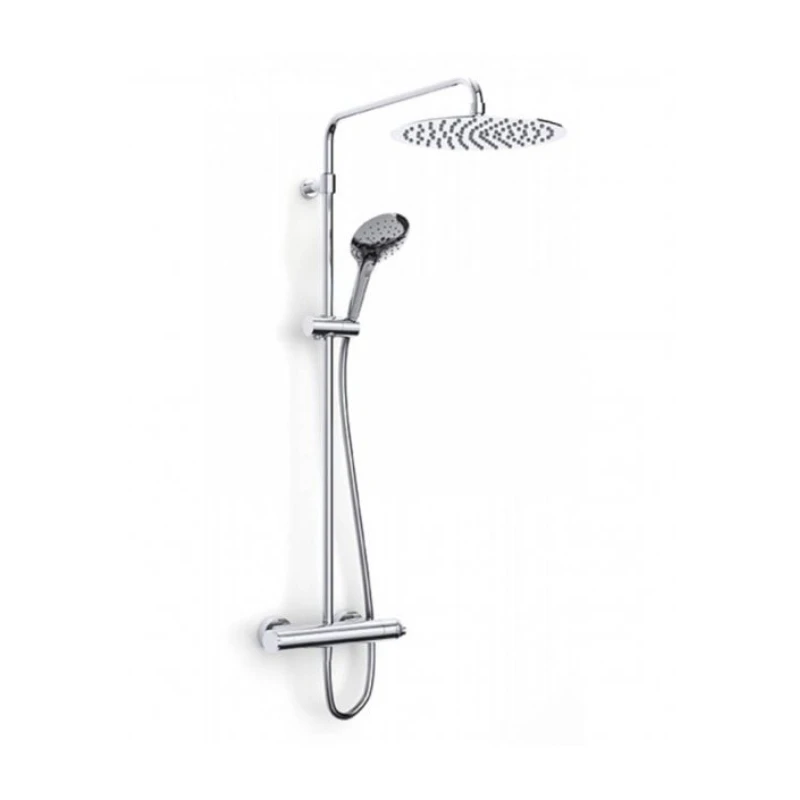 Inta Enzo Deluxe Safe Touch Dual Thermostatic Bar Mixer Shower - Chrome 3 Inta Enzo Deluxe Safe Touch Dual Thermostatic Bar Mixer Shower - Chrome