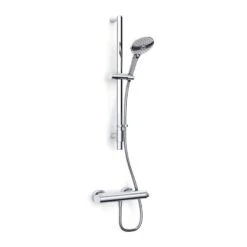 Inta Enzo Safe Touch Thermostatic Bar Mixer Shower - Chrome