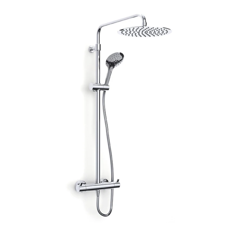 Inta Kiko Deluxe Dual Thermostatic Bar Mixer Shower - Chrome 3 Inta Kiko Deluxe Dual Thermostatic Bar Mixer Shower - Chrome