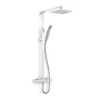 Inta Nulo Safe Touch Dual Thermostatic Bar Mixer Shower - Chrome