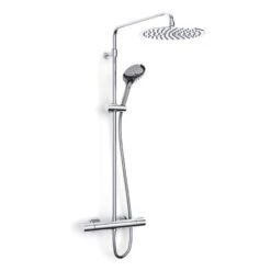 Inta Puro Deluxe Dual Thermostatic Bar Mixer Shower - Chrome