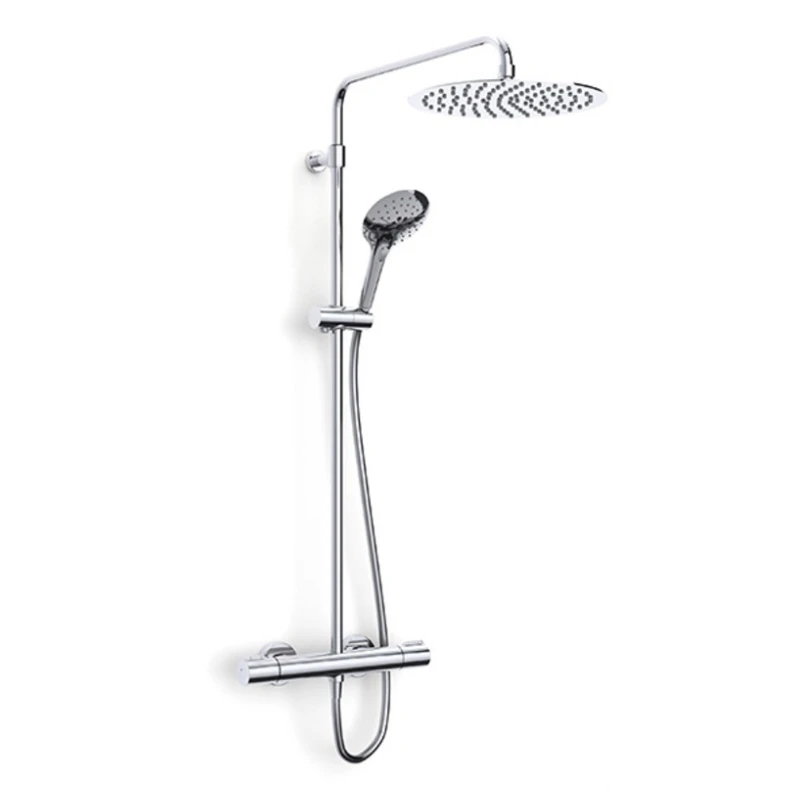 Inta Puro Deluxe Dual Thermostatic Bar Mixer Shower - Chrome 3 Inta Puro Deluxe Dual Thermostatic Bar Mixer Shower - Chrome