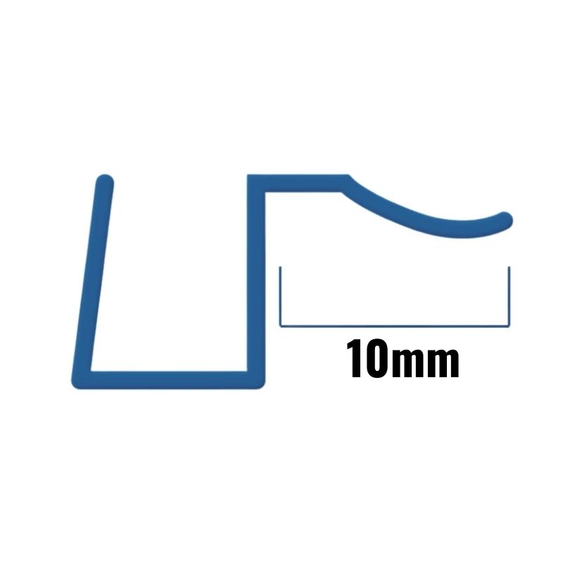 Inventive Creations Flush Fit Seal - 10mm Glass - 10mm - 1900mm Long 4 Inventive Creations Flush Fit Seal - 10mm Glass - 10mm - 1900mm Long - Image 2