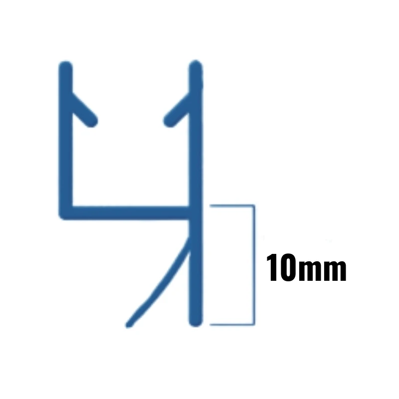 Inventive Creations Small Inline Seal - 4-6mm Glass - 10mm - 1900mm Long 4 Inventive Creations Small Inline Seal - 4-6mm Glass - 10mm - 1900mm Long - Image 2