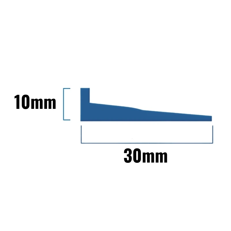 Inventive Creations Wedge Wetroom Seal - White - 1200mm Long 4 Inventive Creations Wedge Wetroom Seal - White - 1200mm Long - Image 2