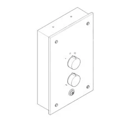 Mira Galena Front Cover Assembly - Black Flock