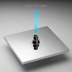 Mira Honesty 250mm Shower Head - Chrome 8 Mira Honesty 250mm Shower Head - Chrome -Home Bathroom mira honesty 250mm shower head chrome 1.1605.286 2