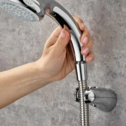 Mira Logic Fixed To Wall Shower Head Holder - Chrome -Home Bathroom mira logic fixed to wall shower head holder chrome 2.1605.150 2