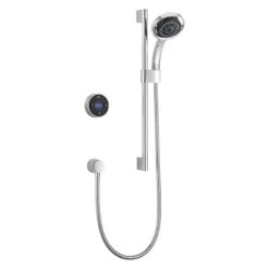 Mira Platinum Rear Fed Digital Shower - Pumped