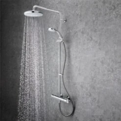 Mira React ERD Bar Mixer Shower - Chrome -Home Bathroom mira react erd bar mixer shower chrome 2.1878.006 2