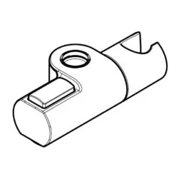 Mira Shower Head Holder - Black