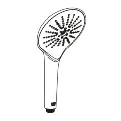 Mira Switch Shower Head - Chrome