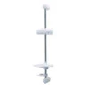 Triton Aaron Shower Rail Set - White/Chrome 1 Triton Aaron Shower Rail Set - White/Chrome -Home Bathroom triton aaron shower rail set aaron