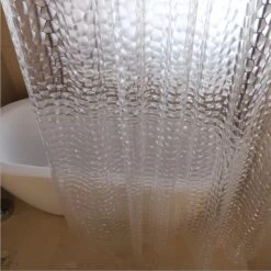 Uniblade 1800mm X 2000mm 3D Water Cube Mildew Proof Shower Curtain